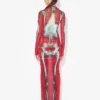 The Long Red Squeletor Dress The Long Red Squeletor Dress