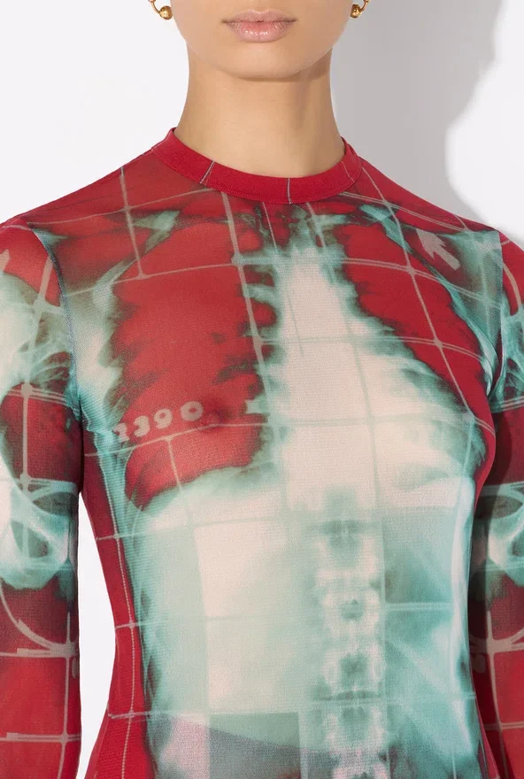 The Long Red Squeletor Dress The Long Red Squeletor Dress