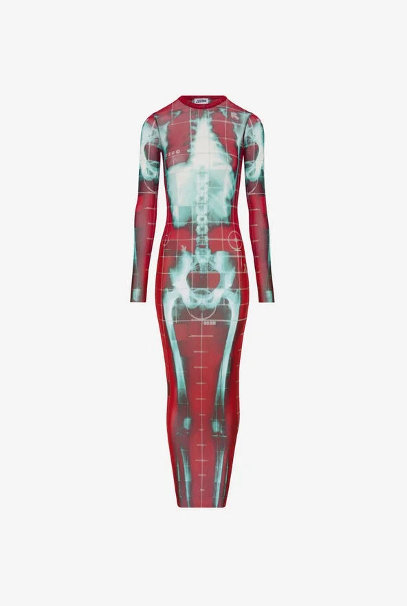 The Long Red Squeletor Dress The Long Red Squeletor Dress