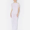 The Mariniare Striped White Dress The Mariniare Striped White Dress
