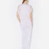 The Mariniare Striped White Dress The Mariniare Striped White Dress