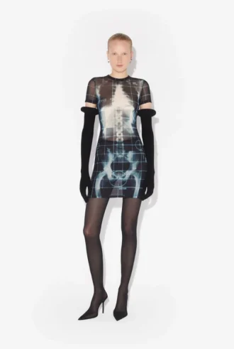 The Short Black Squeletor Dress