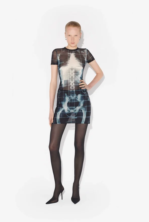 The Short Black Squeletor Dress The Short Black Squeletor Dress