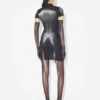 The Short Silver Body Dust Dress The Short Silver Body Dust Dress