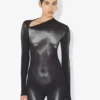 The Silver Body Dust Bodysuit