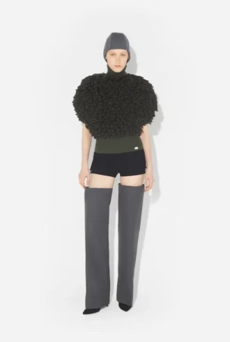 The Sleeveless Loop-Stitch Sweater