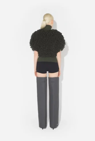 The Sleeveless Loop-Stitch Sweater