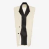 The Sleeveless Vanilla Suit Jacket