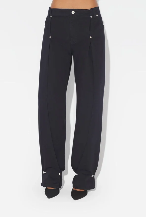 The Snap-Button Denim Jeans The Snap-Button Denim Jeans