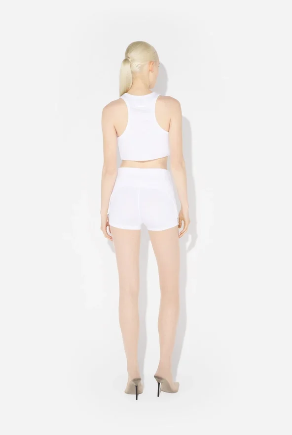 The White Garter Mini-Shorts The White Garter Mini-Shorts